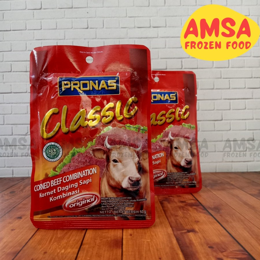 Jual Pronas Kornet Sapi 50 Gr Sachet Pronas Corned Beef 50 Gr