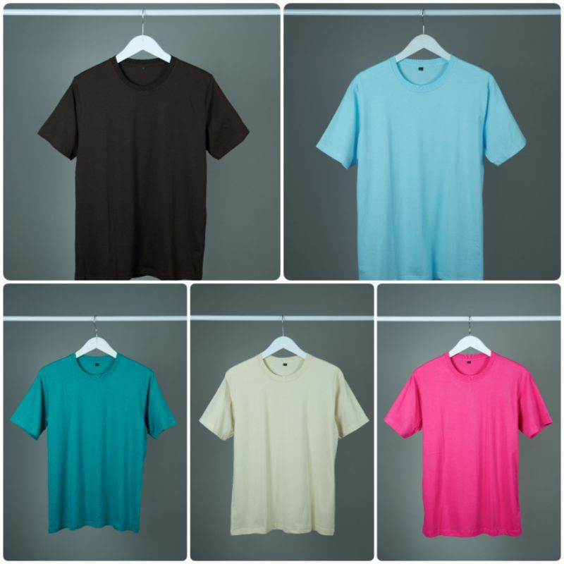 Jual KAOS POLOS COTTON COMBED 30S KAOS POLOS REGULER PENDEK WARNA