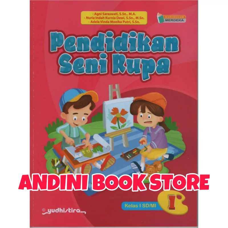 Jual BUKU PENDIDIKAN SENI RUPA KELAS 1 2 3 4 5 6 SD MI YUDHISTIRA