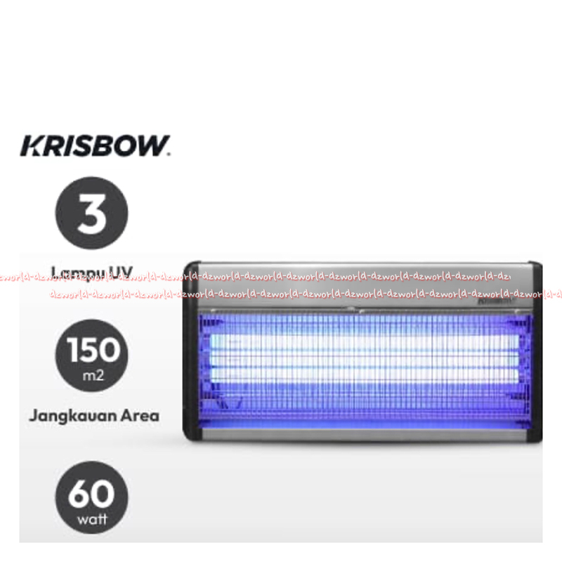 Jual Krisbow 3X20Watt Mosquito Trap UV Light Alat Perangkap Nyamuk