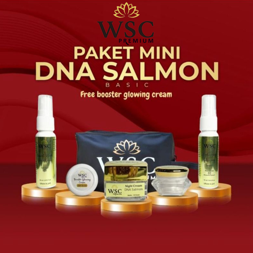 Jual Paket Skincare Dna Salmon Basic Mini Wsc Organik Premium Original