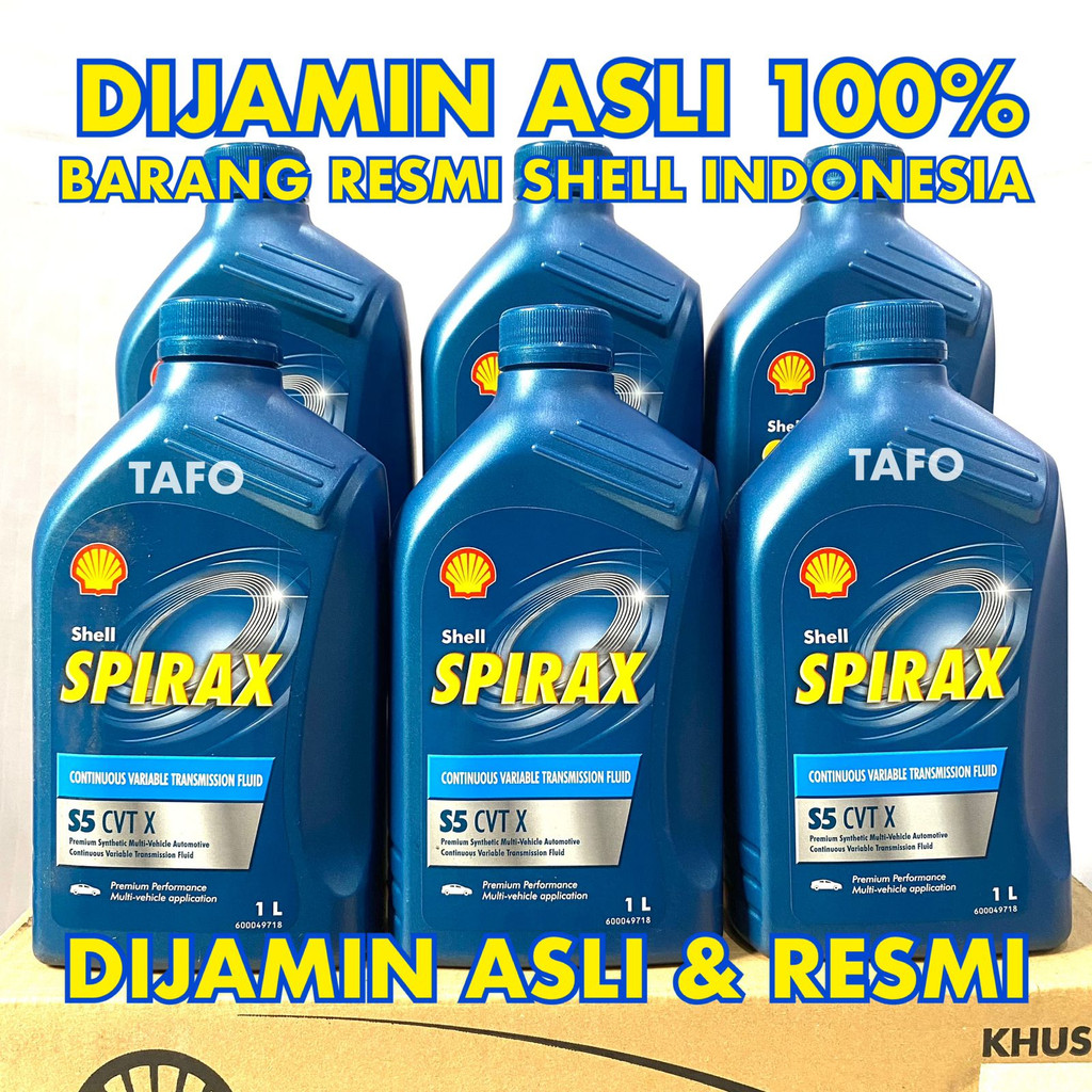 Jual SHELL SPIRAX S5 CVT X OLI SHELL SPIRAX CVT OLI SHELL TRANSMISI