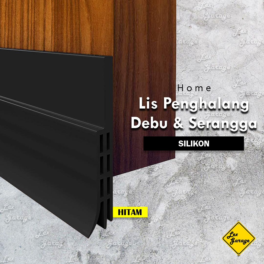 Jual Door Seal Strip Karet Penutup Celah Bawah Pintu Sekat Pembatas