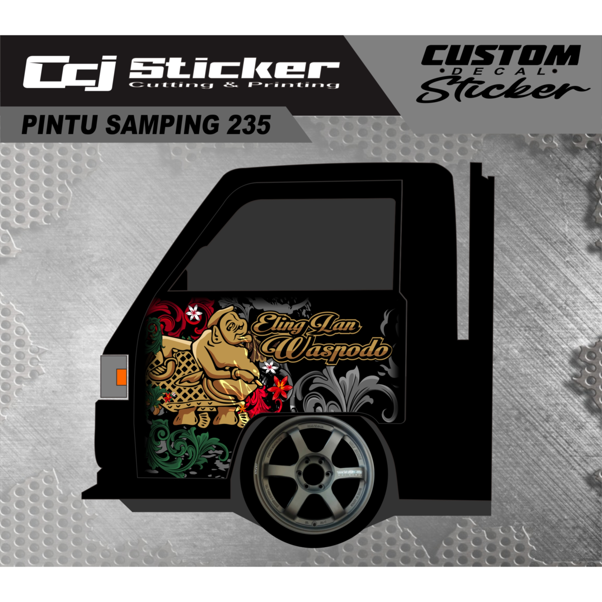 Jual Decal Stiker Pintu Samping Pick Up L300 T120ss Carry Futuraa