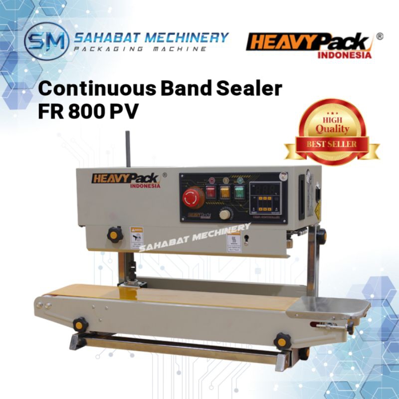 Jual Mesin Continuous Band Sealer Fr Pv Mesin Segel Plastik Heavy