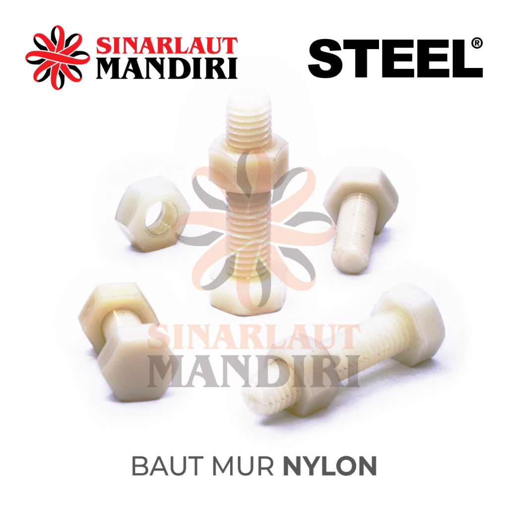 Jual Baut Mur Nylon Baut Mur Plastik Baut Mur Nilon M 5 X 25