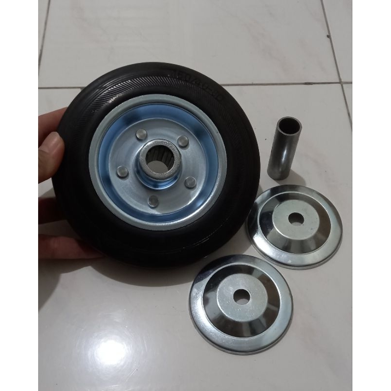 Jual Roda Troli Lori 6 Inchi 15 5 Cm Include Bushing Uk 2cm