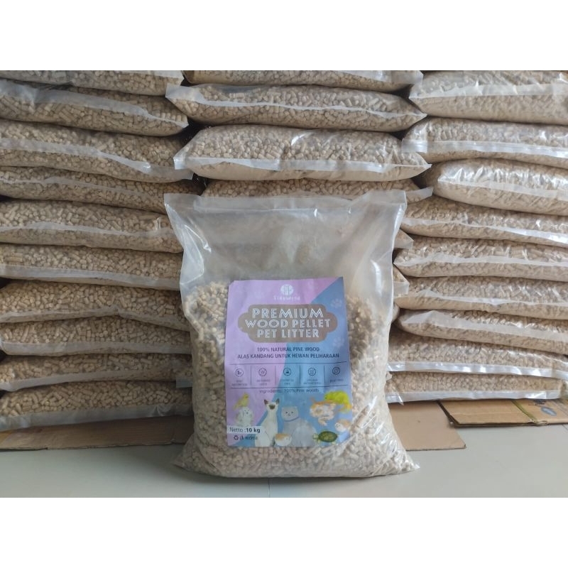 Jual FineWood Wood Pelet Alas Kandang Pellet Kayu 10kg Shopee Indonesia