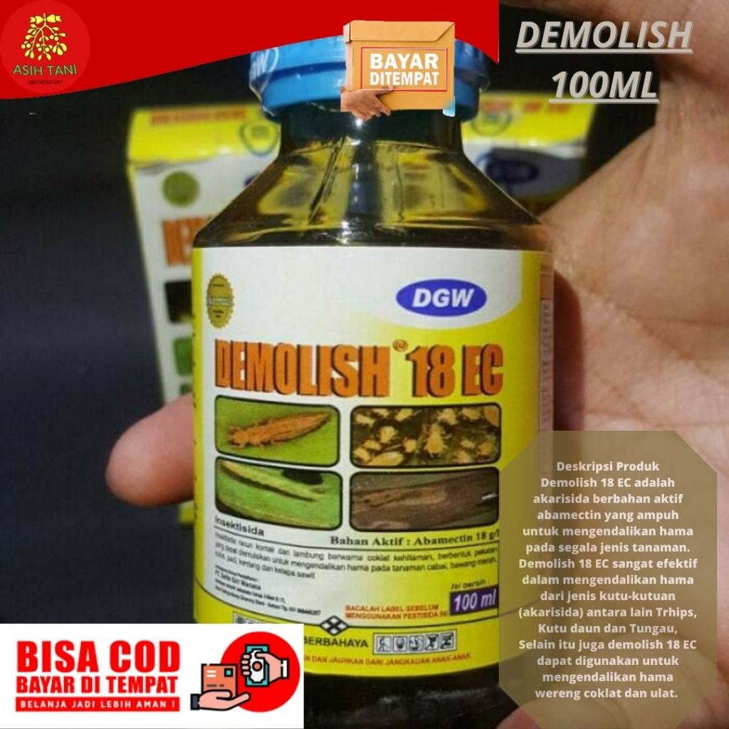 Jual Insektisida Demolish 18EC 100 Ml Shopee Indonesia