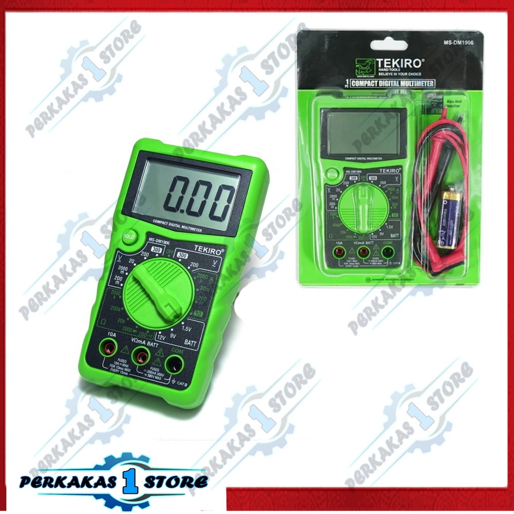 Jual Tekiro Multimeter Digital Multitester Avo Meter MS DM190 Compact