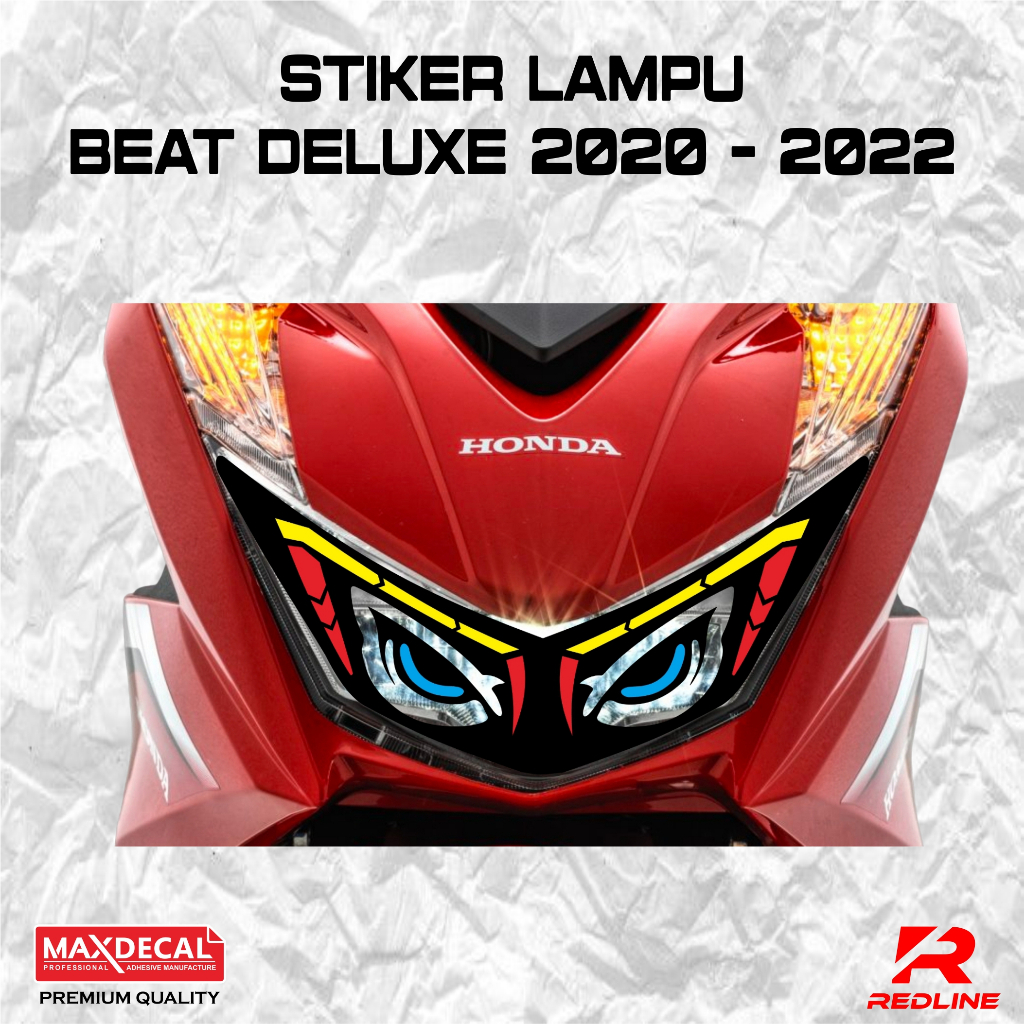 Jual STIKER LAMPU BEAT DELUXE 2020 2023 TERBARU Shopee Indonesia