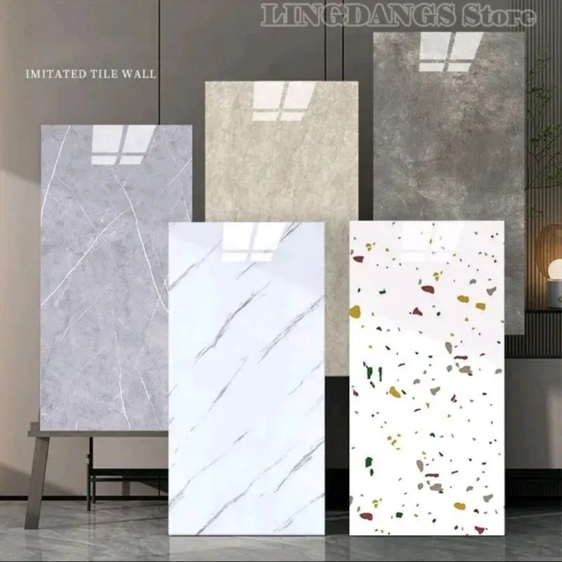 Jual Wallpaper Sticker Marble Anti Minyak Cocok Untuk Dapur Kamar