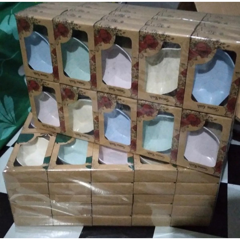 Jual Souvenir Mangkok Daun Kemasan Box Shopee Indonesia