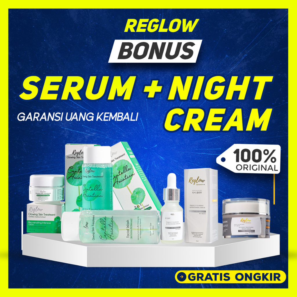 Jual Reglow Glowing Skin Treatment Skincare Original Paket Lengkap By