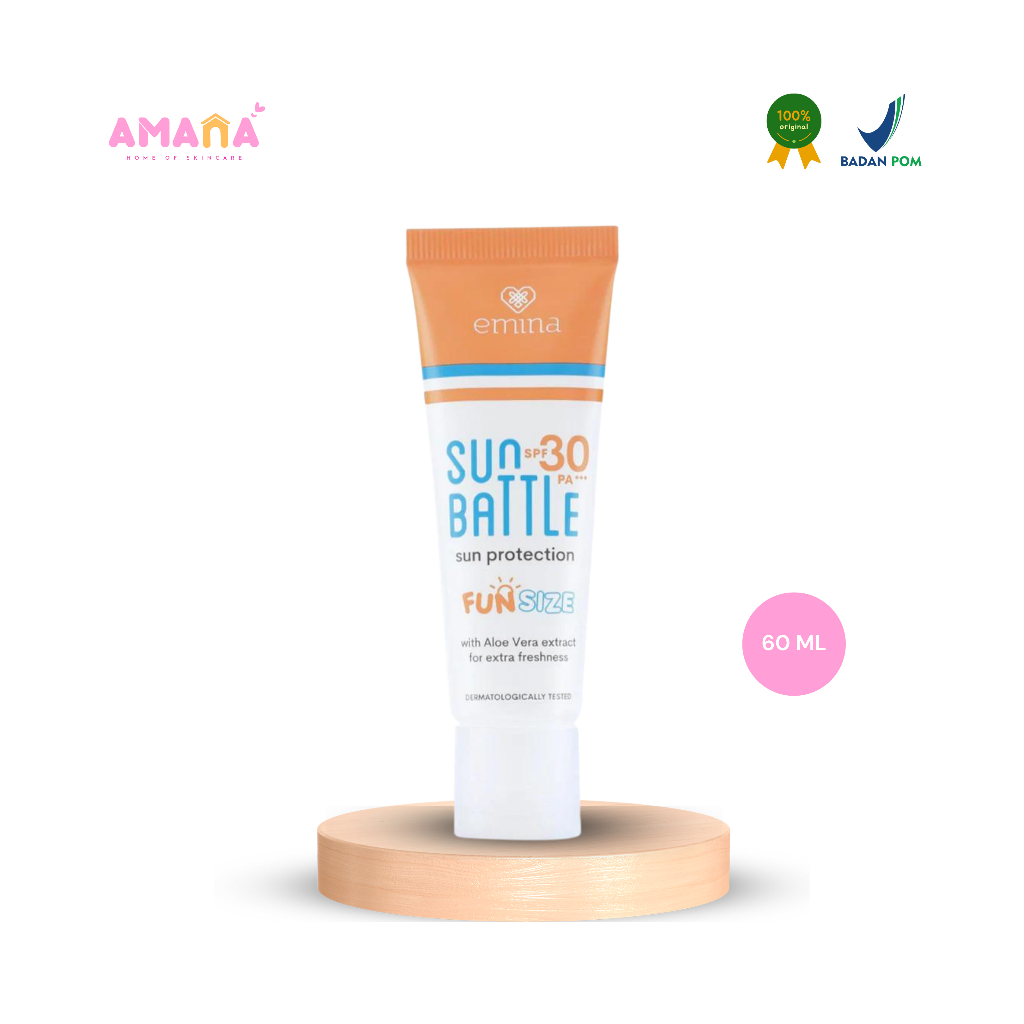 Jual Emina Sun Battle SPF 30 PA 60 Ml BPOM Original Shopee Indonesia