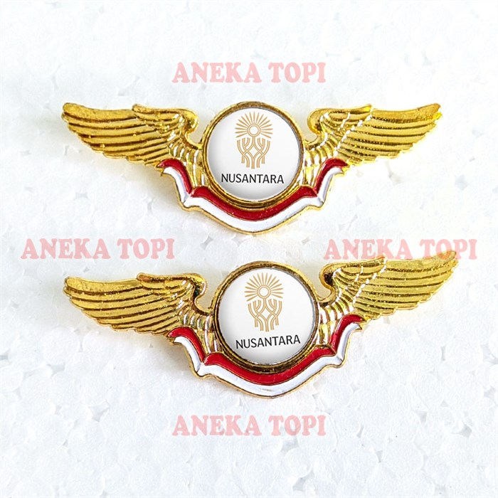 Jual Pin IKN Nusantara Jakarta Pin Bros Wing Logo IKN Pohon Hayati