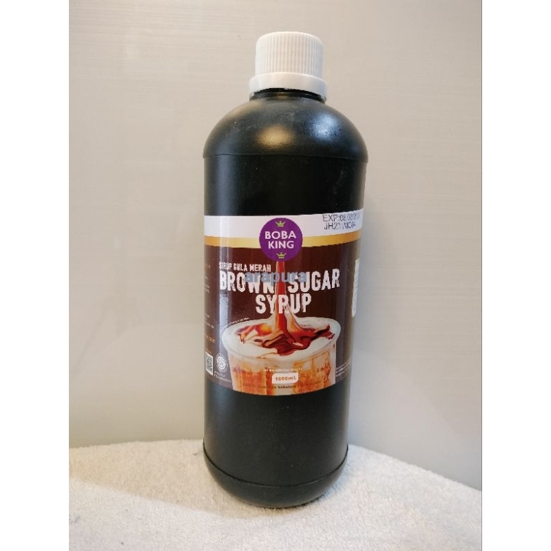 Jual BOBA KING BROWN SUGAR SYRUP SIRUP GULA MERAH 1 LITER Shopee