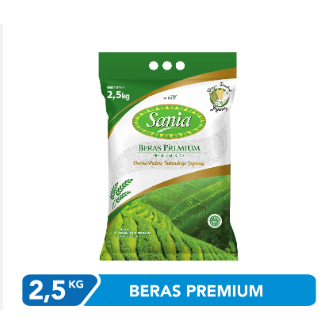 Jual Beras Premium Beras Pulen Sania 2 5Kg Shopee Indonesia