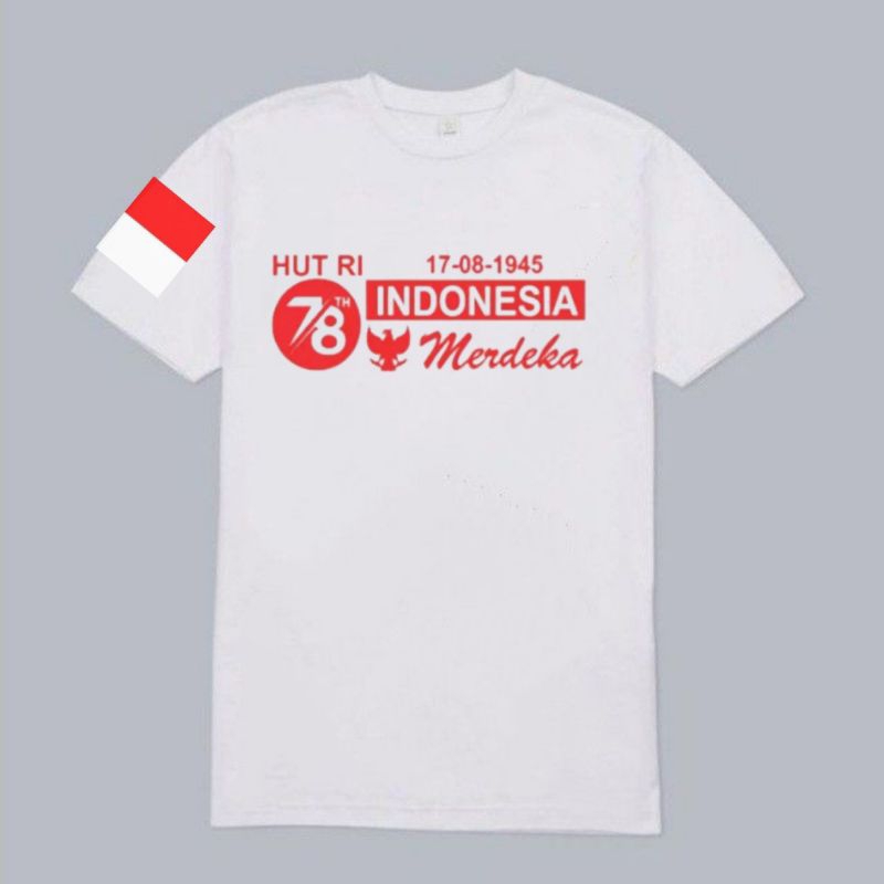 Jual Kaos Agustus Hut Ri Ke Inonesia Merdeka Kaos Agustusan Kaos