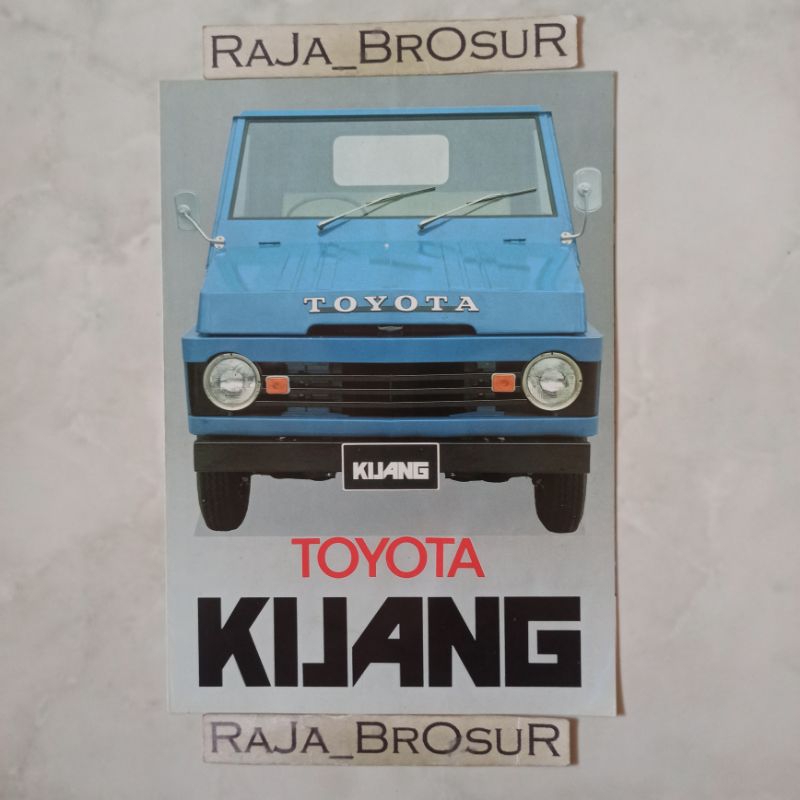 Jual Poster Brosur Katalog Leaflet Jadul Lawas Toyota Kijang Buaya KF10