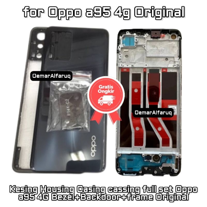 Jual Kesing Housing Casing Cassing Full Set Oppo A95 4G Bezel Backdoor