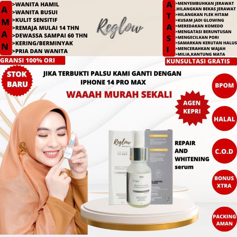 Jual Serum Reglow Perfect Glowing Whitening Serum By Dr Shindy