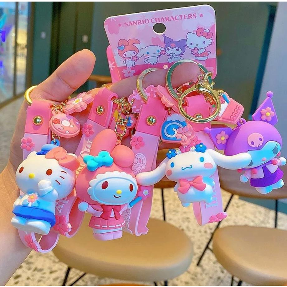 Jual Tanpa Strap Tali Gantungan Kunci Karakter Sanrio Kuromi Melody