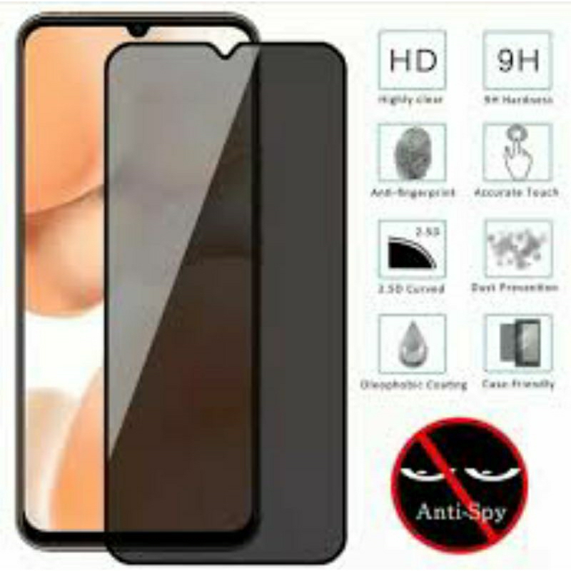 Jual Tempered Glass Full Anti Spy Samsung A A A A A S A A