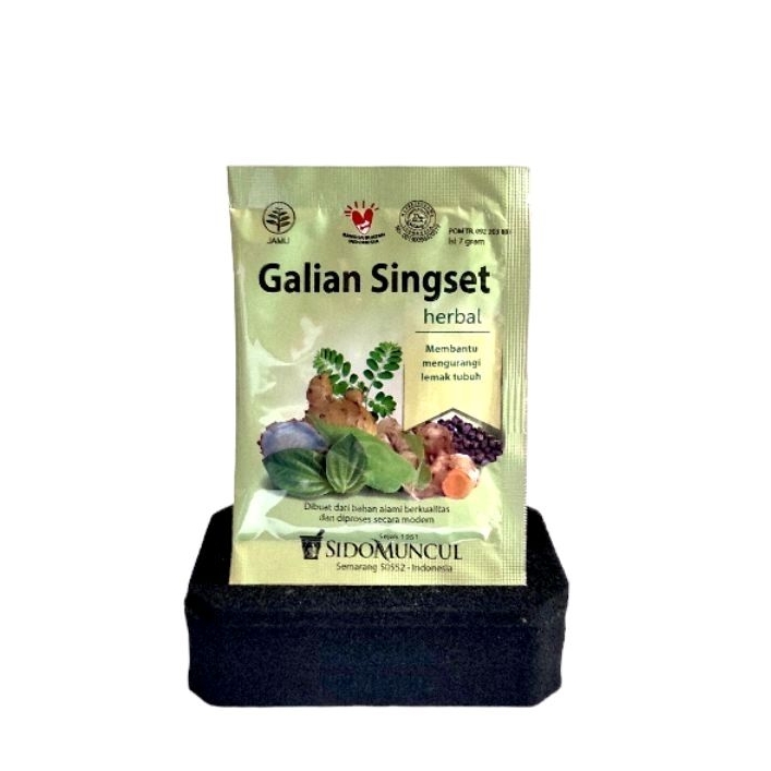 Jual Sidomuncul Galian Singset Mengurangi Lemak Tubuh Isi Sachet