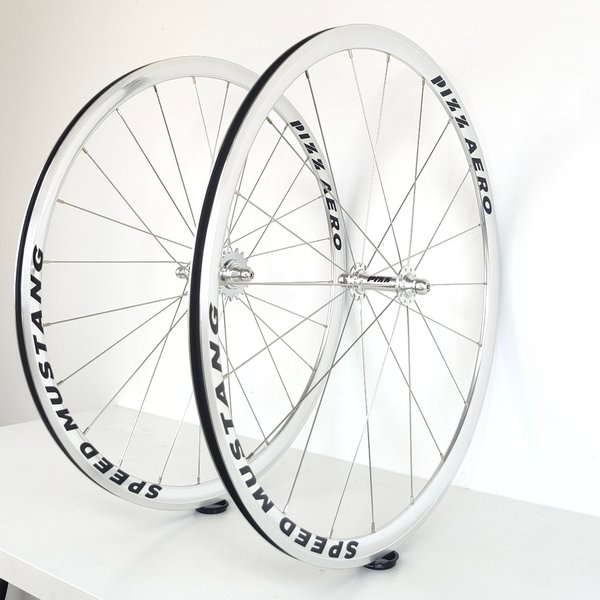 Jual PIZZ AERO SPEED MUSTANG Wheelset 20H 24H SILVER POLISHED Shopee