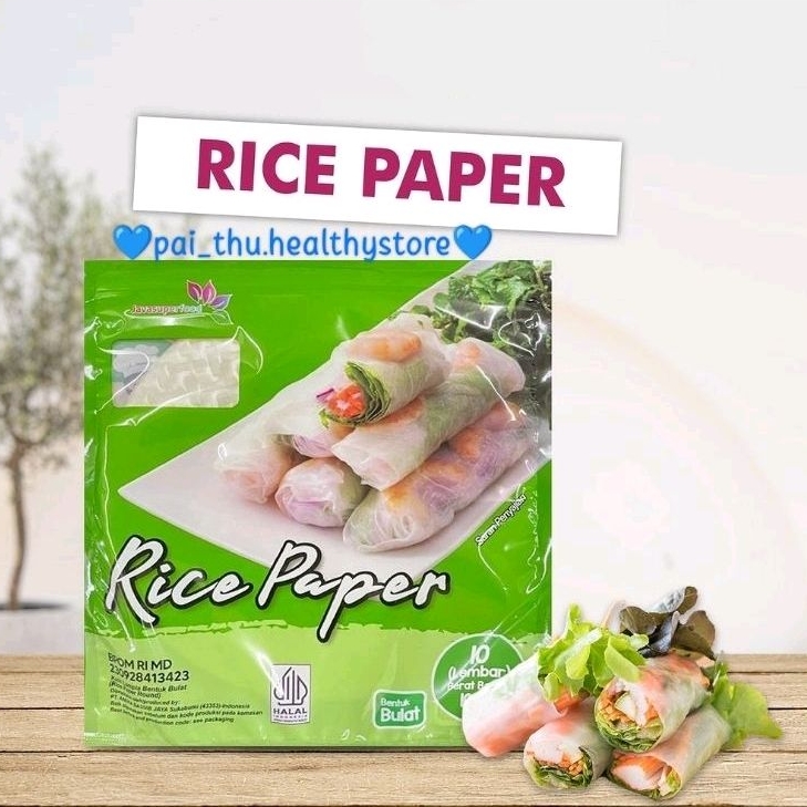 Jual Banh Trang Rice Paper Halal Kulit Lumpia Vietnam Cm Bulat