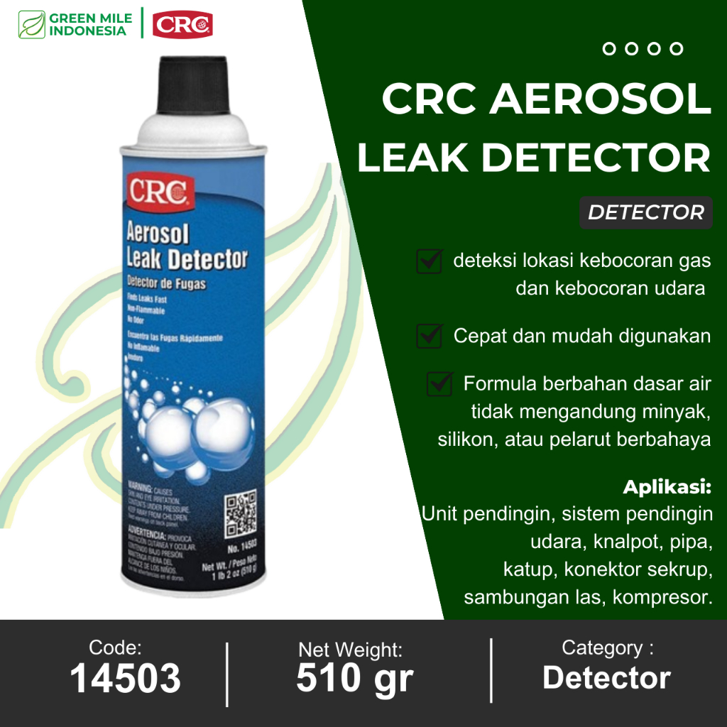 Jual CRC Aerosol Leak Detector 14503 Deteksi Kebocoran Gas Dan Udara