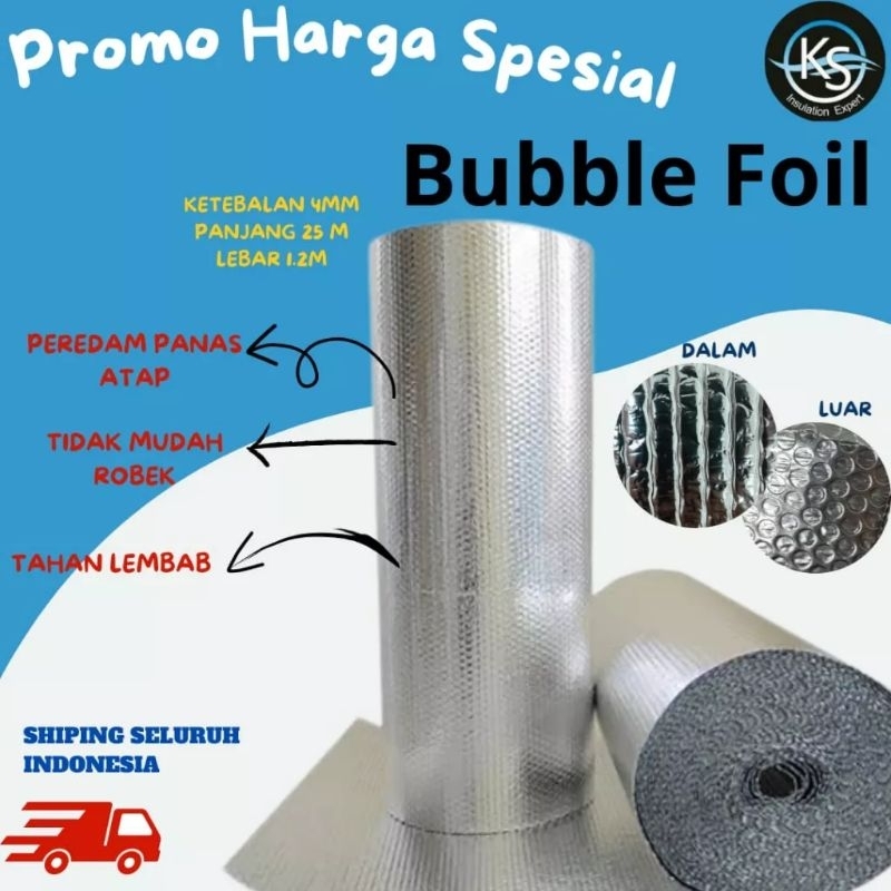 Jual Pelapis Atap Bubble Foil Dobel Sisi Anti Panas Atap Shopee Indonesia