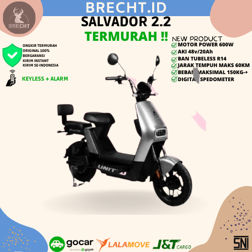 Jual Sepeda Listrik Electric Bike United Salvador 2 2 New Series 600