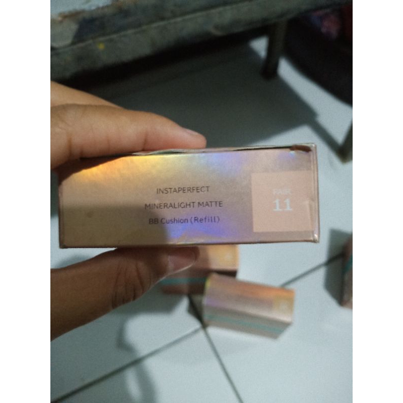 Jual Wardah Insta Perfect Mineralight Matte Bb Cushion Refill Shopee