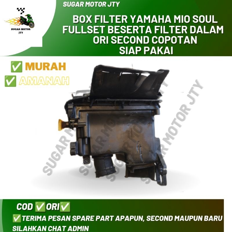 Jual Box Filter Saringan Udara Yamaha Mio Soul GT ORI Original Second