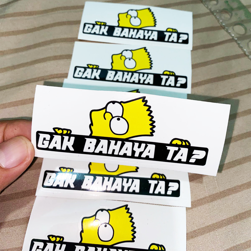 Jual Stiker Gak Bahaya Ta Cutting Shopee Indonesia