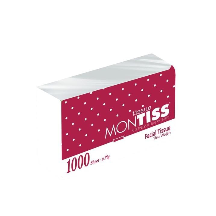 Jual Tisu Montiss 1000 Sheet Montiss Facial Tissue 1kg Shopee Indonesia