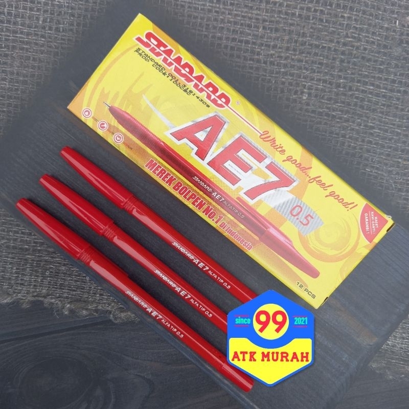 Jual Pulpen Standard Ae Bolpoin Ae Ballpoint Pen Ae Shopee Indonesia