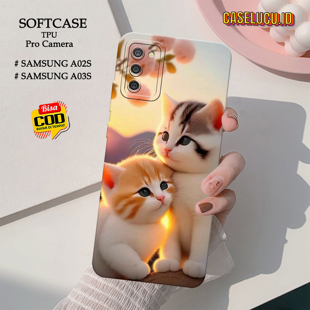 Jual Casing Hp Samsung Galaxy A02s A03s Terbaru Fashion Case Kucing