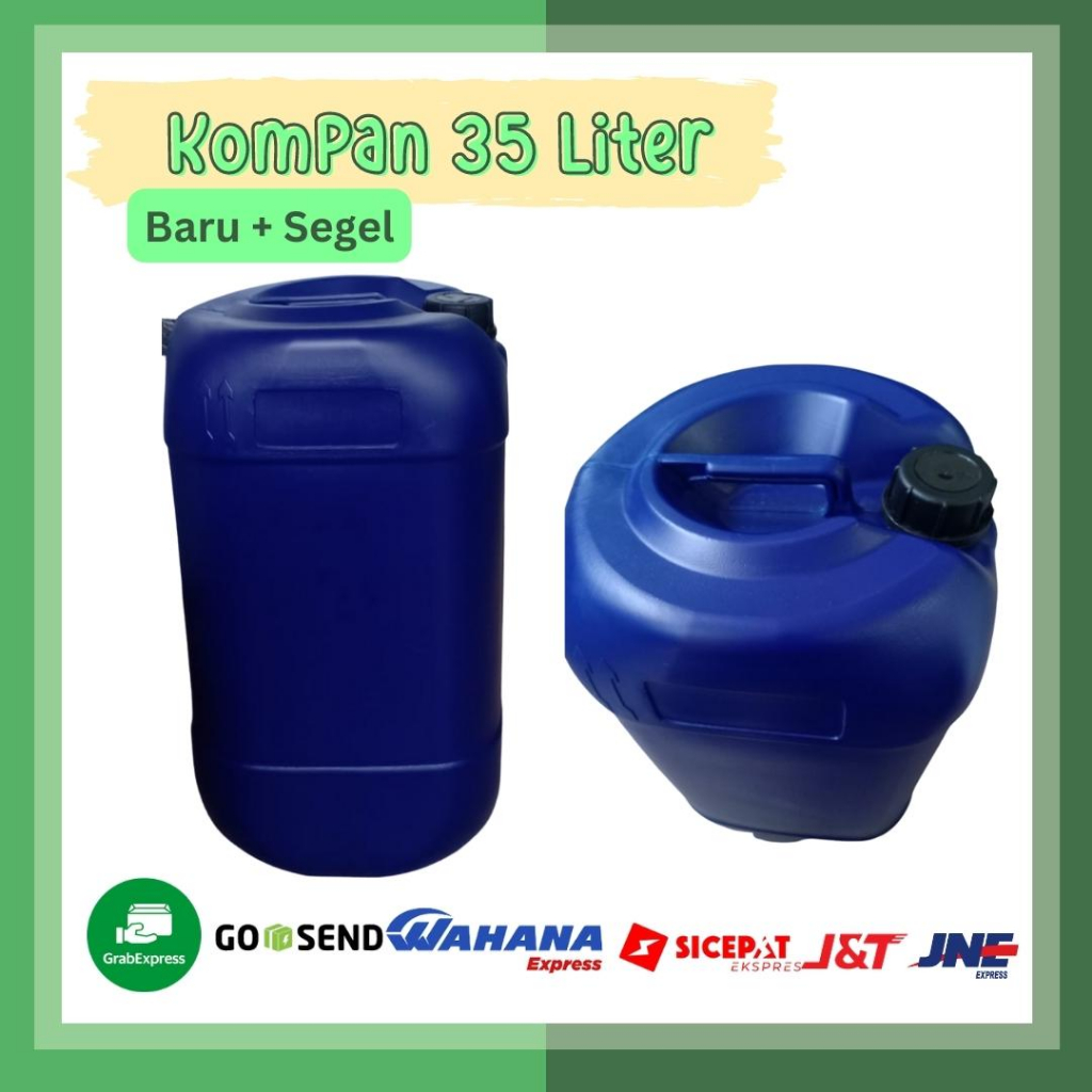 Jual Baru Kompan Liter Jerigen Derigen Air Minyak Berbahan