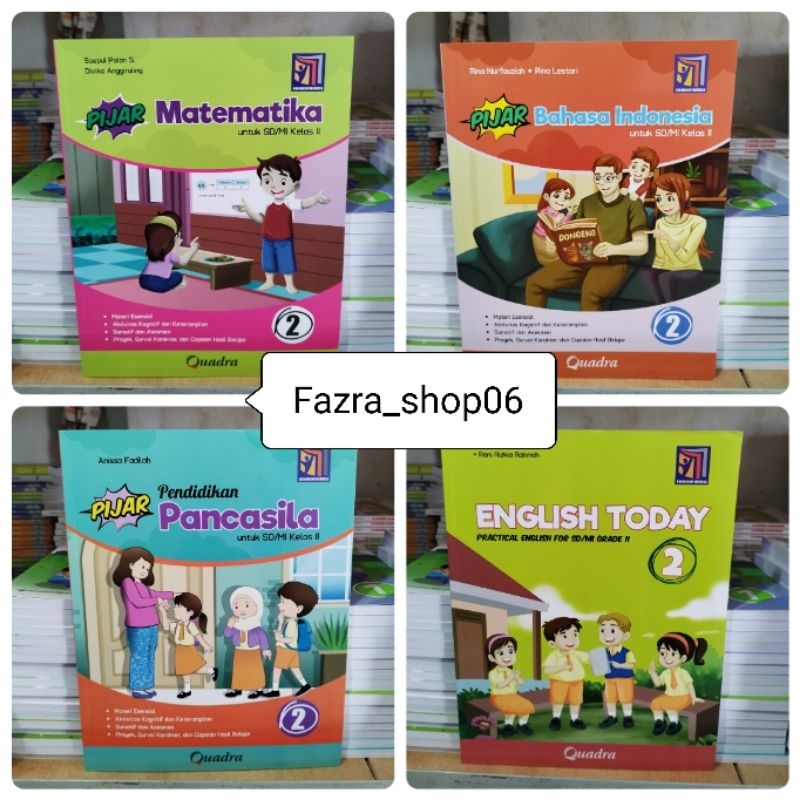 Jual Paket Ori Buku Kerja Pijar Sd Mi Kelas Matematika Bhs Indonesia