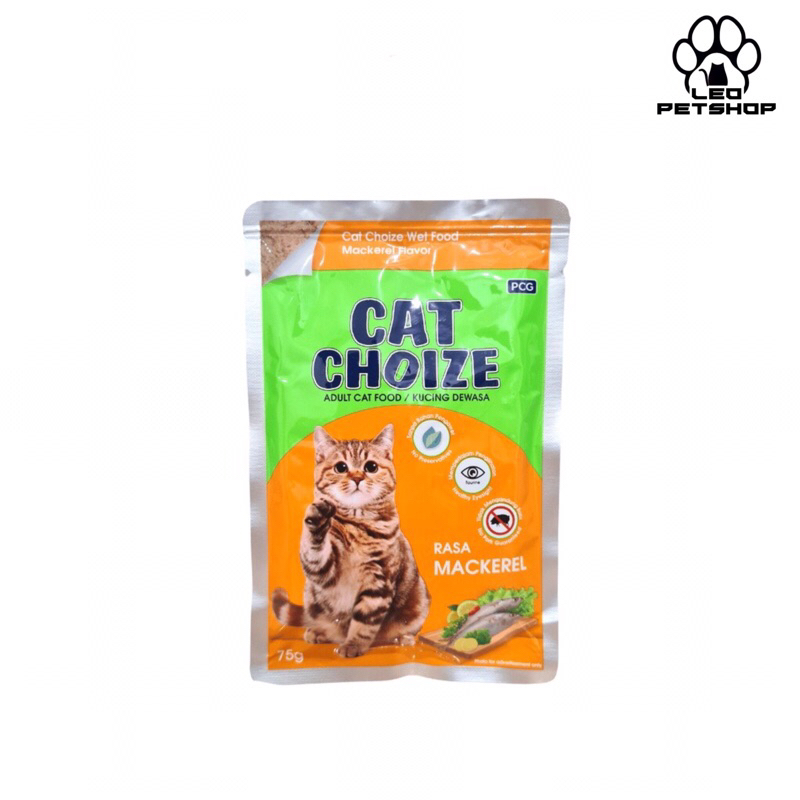 Jual Makanan Kucing Basah Cat Choize Pouch Rasa Mackarel Gr