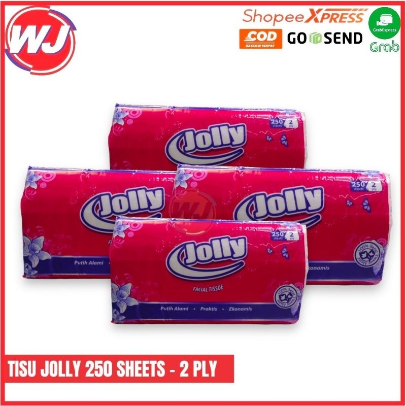 Jual TISU JOLLY 250 SHEETS 2PLY Shopee Indonesia