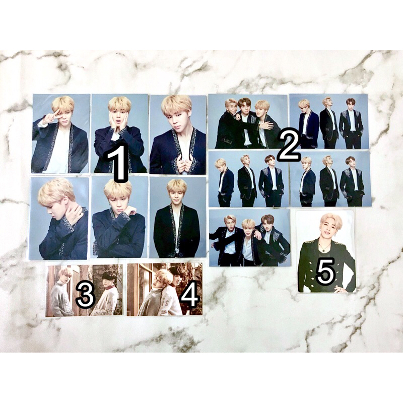 Jual BTS Official MD Jimin Mini Photocard MPC Wings Tour Final