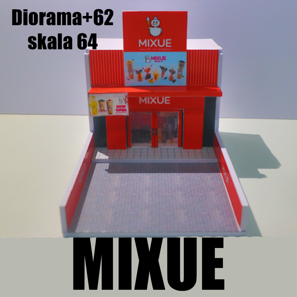 Jual Diorama Miniatur Mixue Untuk Hotwheels Shopee Indonesia