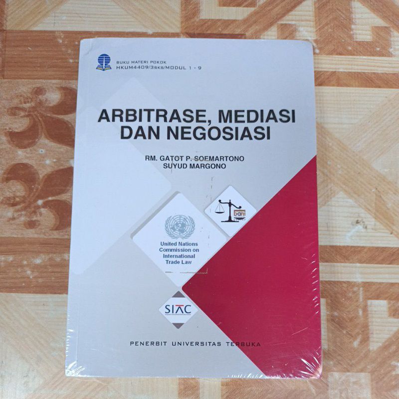 Jual BUKU ORIGINAL ARBITRASE MEDIASI DAN NEGOSIASI PENERBIT UNIVERSITAS