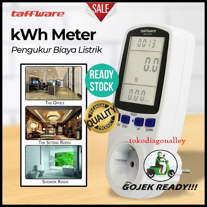 Jual Kwh Meter Pengukur Biaya Listrik Rumah Multifungsi Alat Ukur Daya