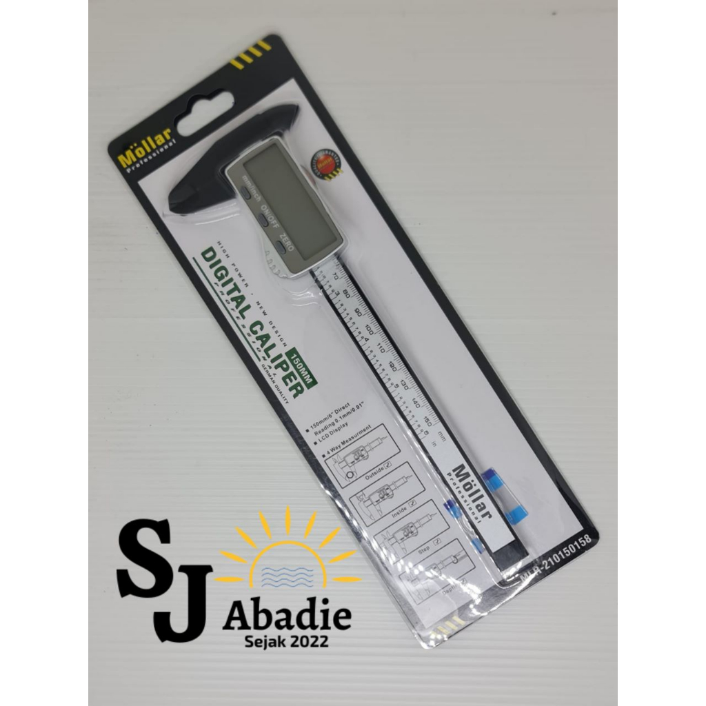 Jual 1 PCS Sketmat Sigmat Digital MOLLAR 150mm Jangka Sorong Vernier