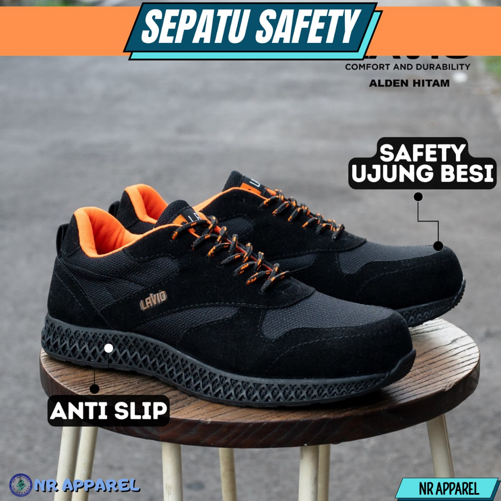 Jual Sepatu Safety Sneakers Pria Ujung Besi Sefty Kitchen Original